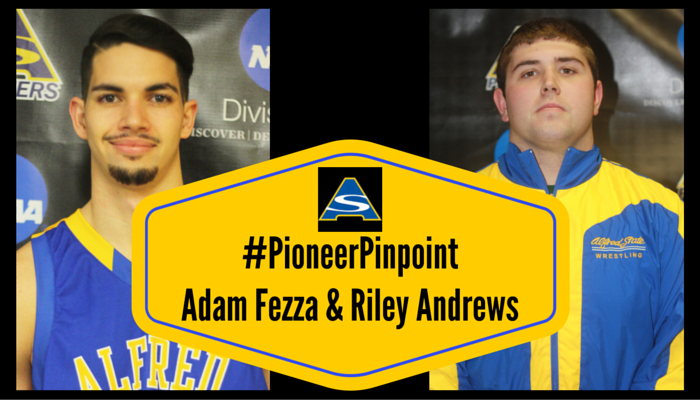 Fezza and Andrews Named #PioneerPinpoint Athletes of the Week