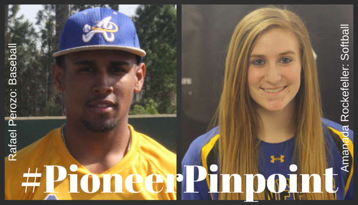 Rockefeller and Perozo Named #PioneerPinpoint