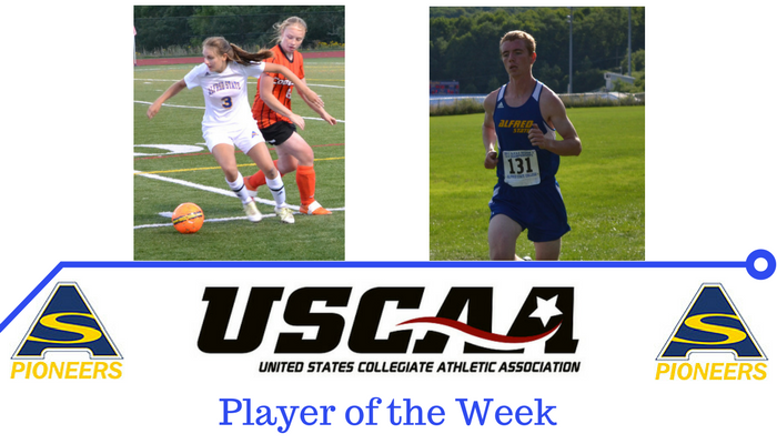 Mineti and Hanss Honored by the USCAA