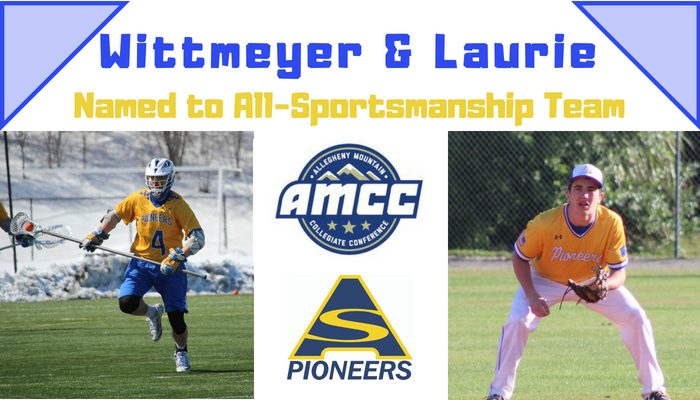 Joe Wittmeyer and Josh Laurie named to AMCC Sportsmanship Team