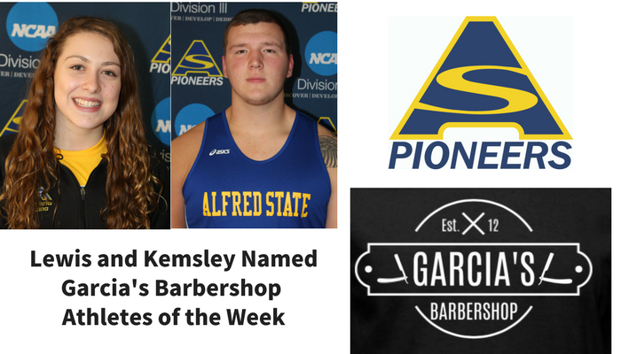 Garcia's Top Cut Athletes of the Week - Kathryn Lewis and Paul Kemsley