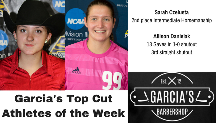 Garcia's Top Cut Athletes of the Week - Sara Czelusta and Allison Danielak