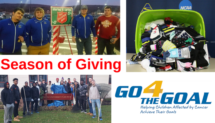 Season of Giving - The athletic department has been busy helping others!