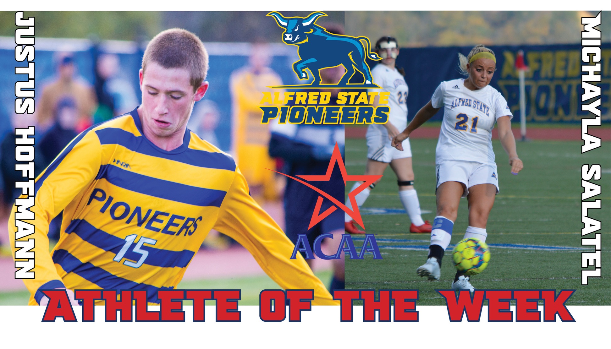 Hoffmann and Salatel named ACAA Player of the Week