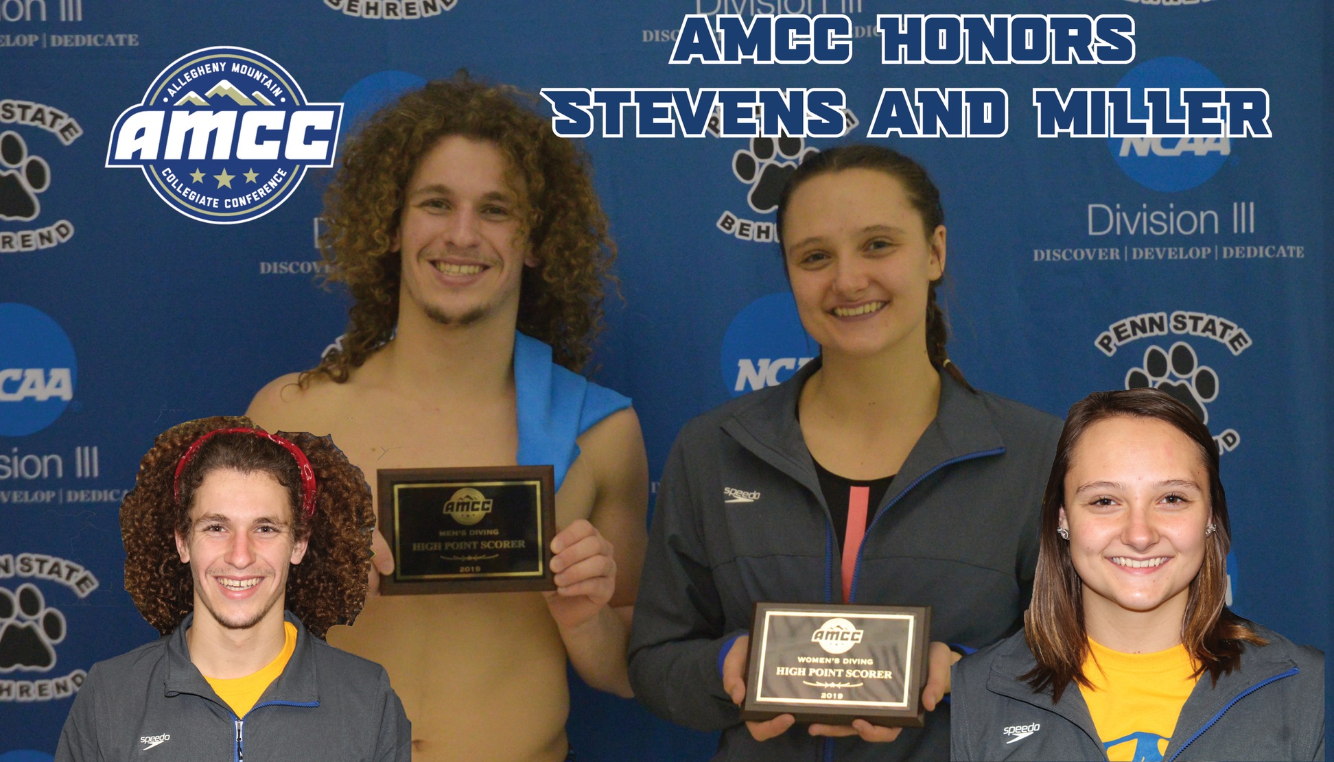 Stevens and Miller named AMCC Divers of the Week