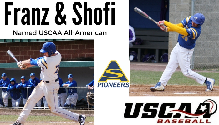 Franz and Shofi Named USCAA All-Americans