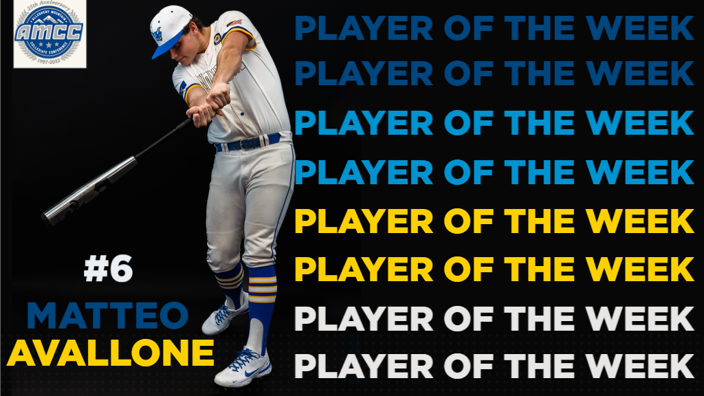 Avallone Tabbed AMCC Baseball Player of the Week