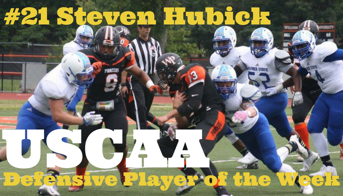 Hubick Earns USCAA Honor