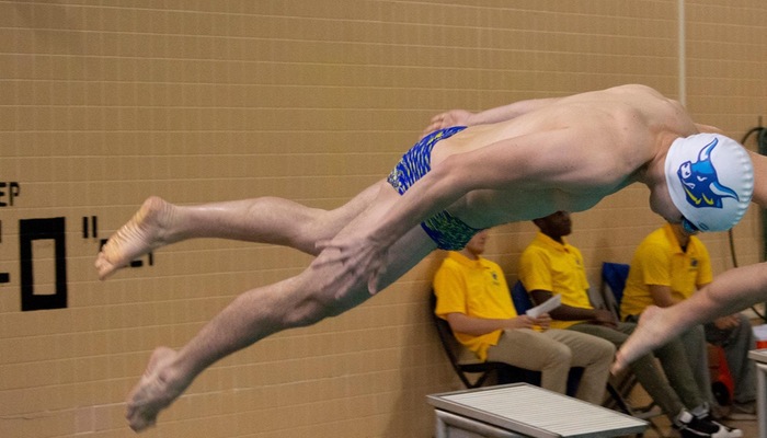Diving off the blocks