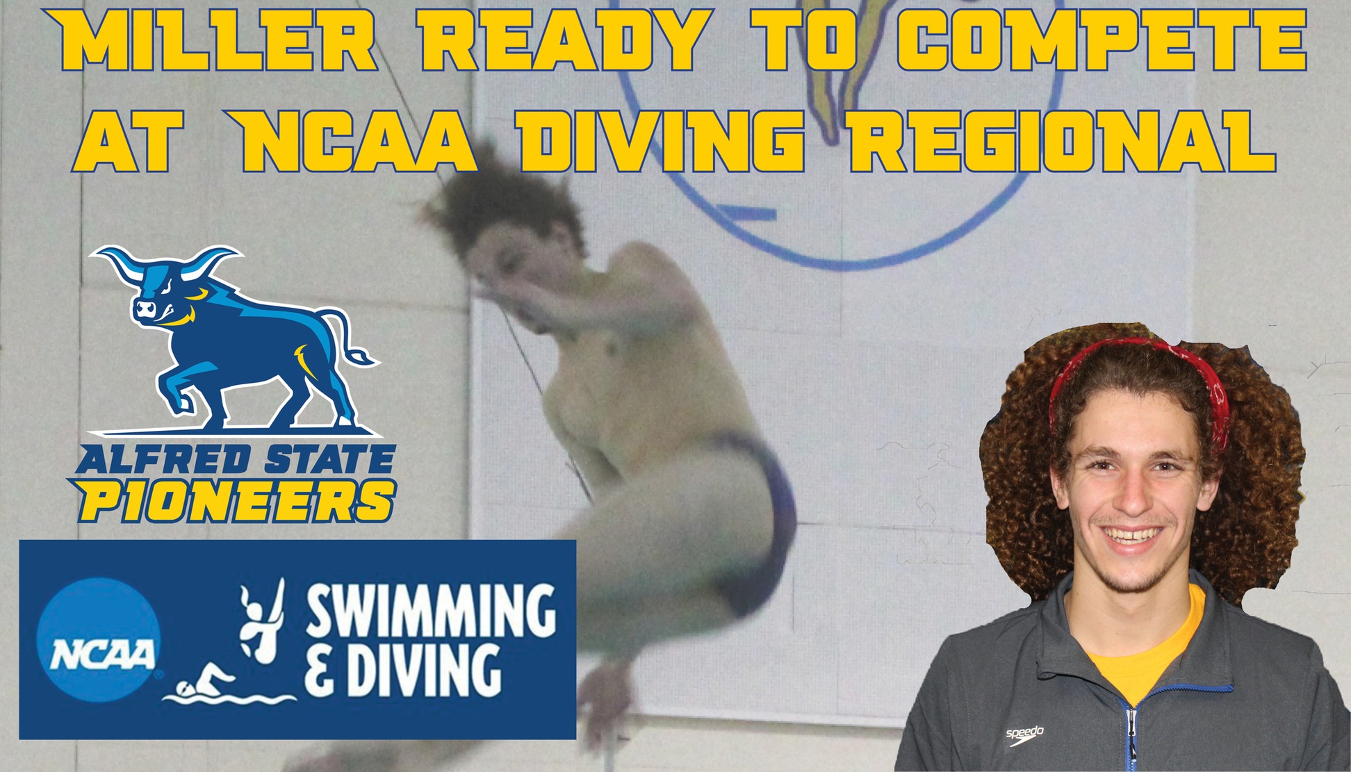 Austin Miller Ready to compete at NCAA Diving Reigonal