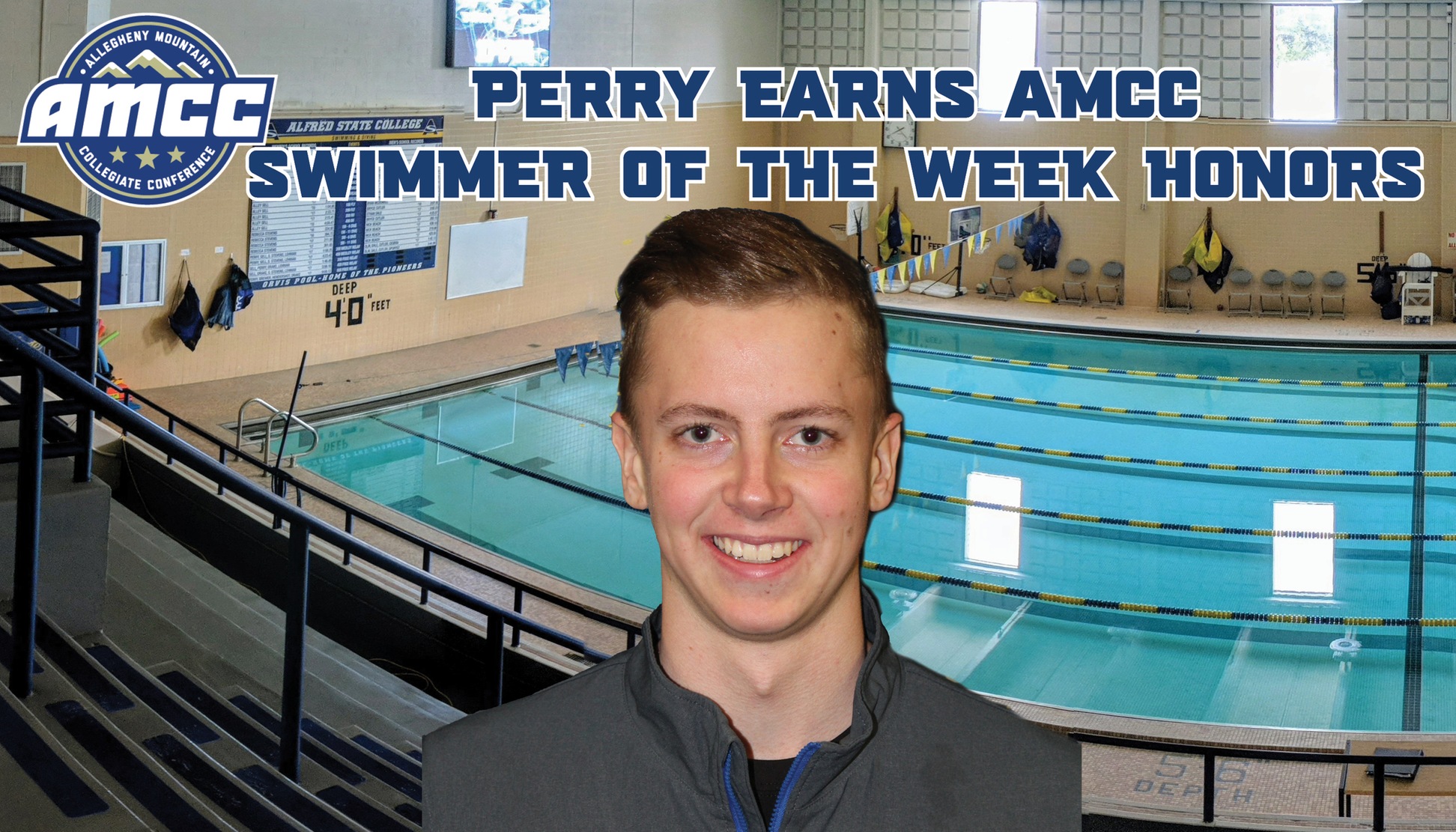 Westin Perry has been named AMCC Swimmer of the Week