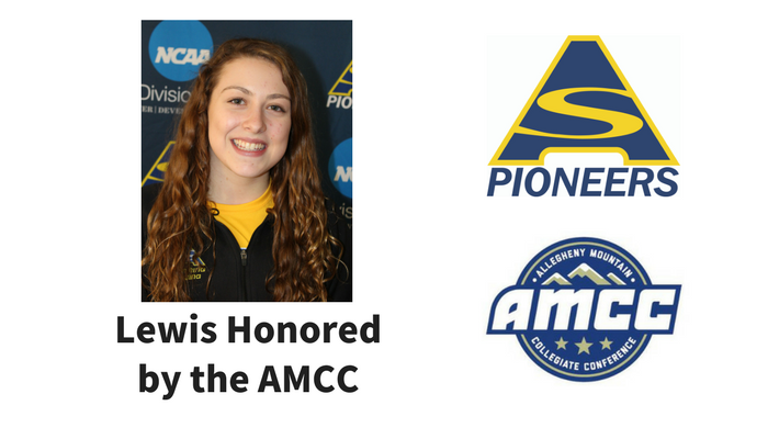 Kathryn Lewis named AMCC Swimmer of the Week