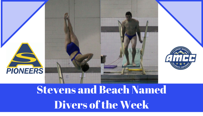 Sarah Stevens and Nick Beach named AMCC Divers of the Week