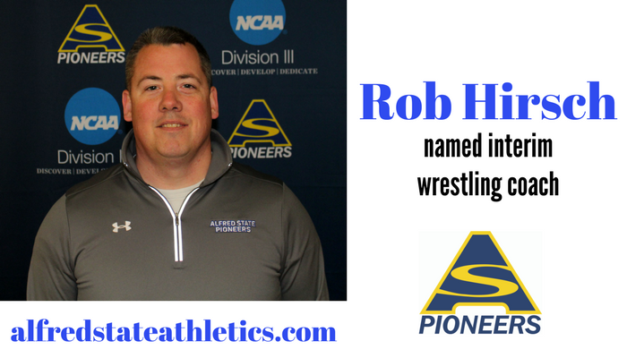 New interim head wrestling coach Rob Hirsch