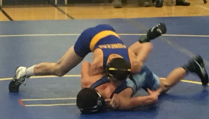 Patrick Lehman with control of his opponent