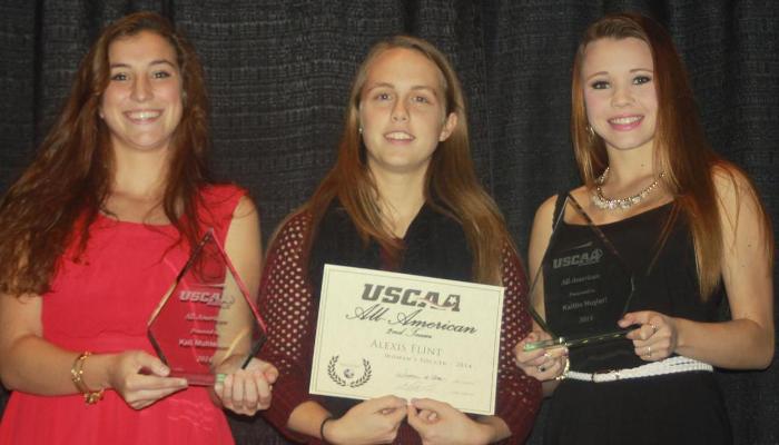 Muhleisen, Huyler, and Flint Named USCAA All-Americans