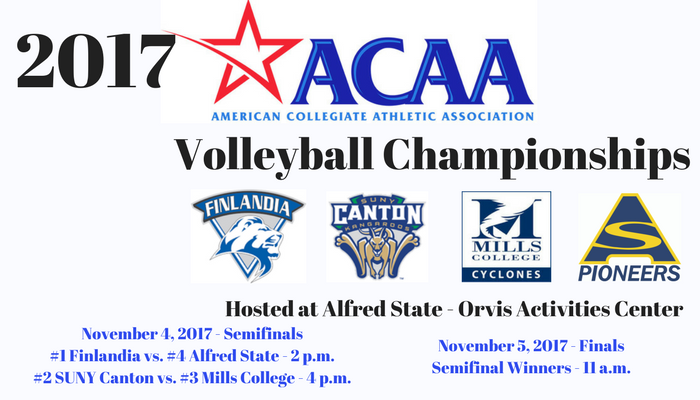 2017 ACAA Championships to be held at Alfred State