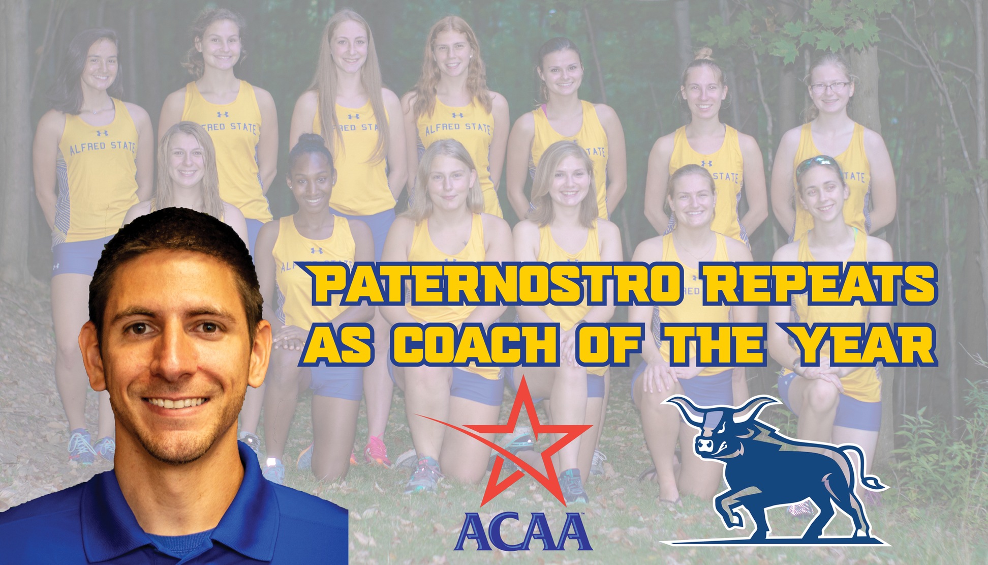 Steve Paternostro Named Coach of the Year