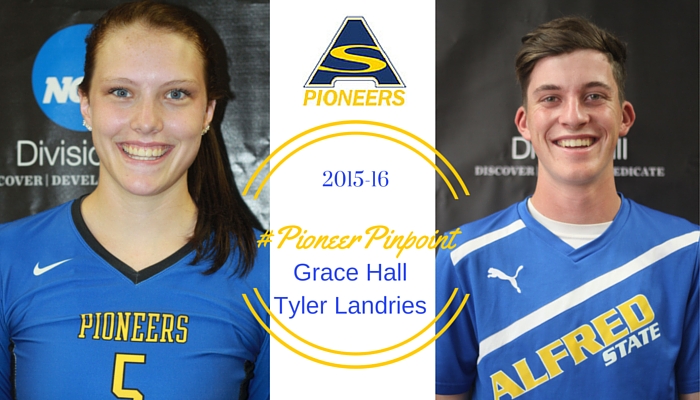 Hall and Landries Named #PioneerPinpoint Athletes of the Week
