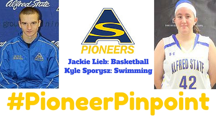 Lieb and Sporysz Named #PioneerPinpoint Athletes of the Week