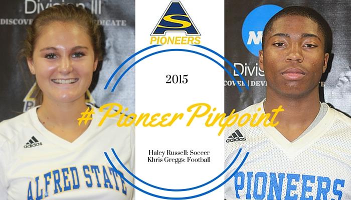 Russell and Greggs Named #PioneerPinpoint Athletes of the Week
