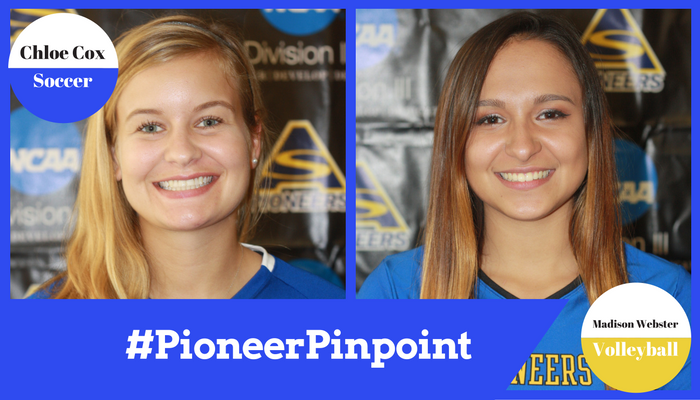 Cox and Webster Share #PioneerPinpoint Honors