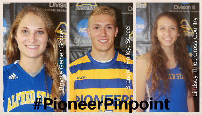 Geibel, Holley, and Thiel Share #PioneerPinpoint Honors