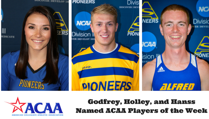 Godfrey, Holley, and Hanss Honored by ACAA