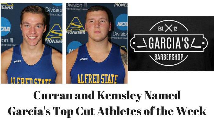 Zach Curran and Paul Kemsley - Garcia's Athletes of the Week