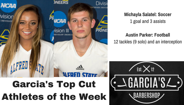 Michayla Salatel and Austin Parker named Garcia's Athletes of the Week
