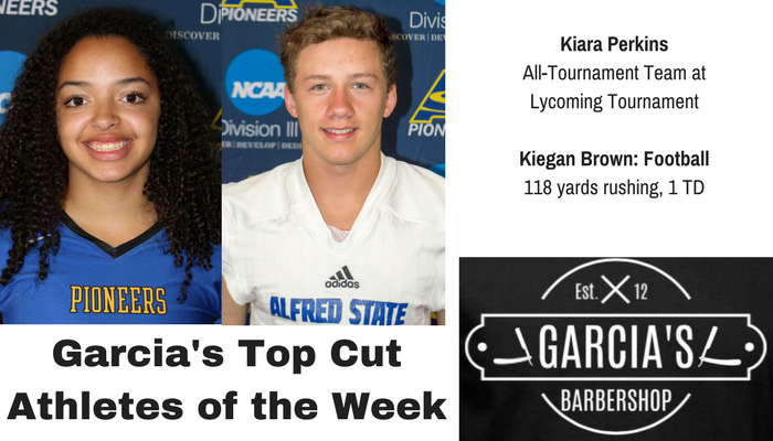 Kiara Perkins and Kiegan Brown Named Athletes of the Week