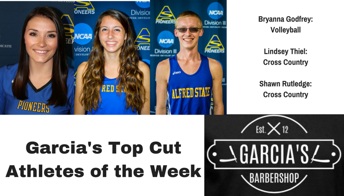 Godfrey, Thiel, and Rutledge Named Garcia's Top Cut Athletes of the Week