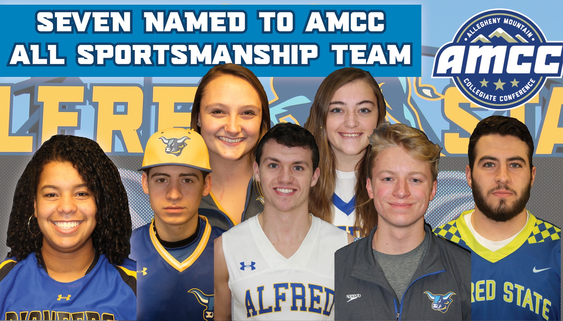 Seven Pioneer Student-Athletes Named to the AMCC All-Sportsmanship Team