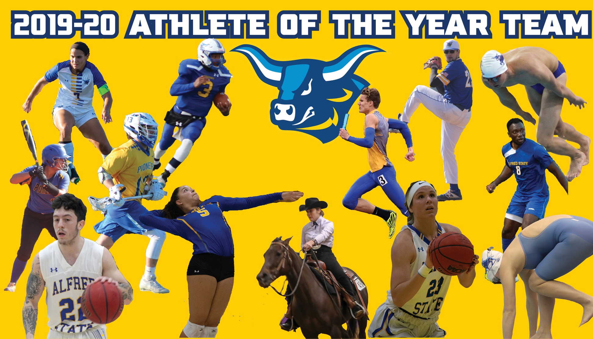 The 2019-20 Alfred State Athlete of the Year Team
