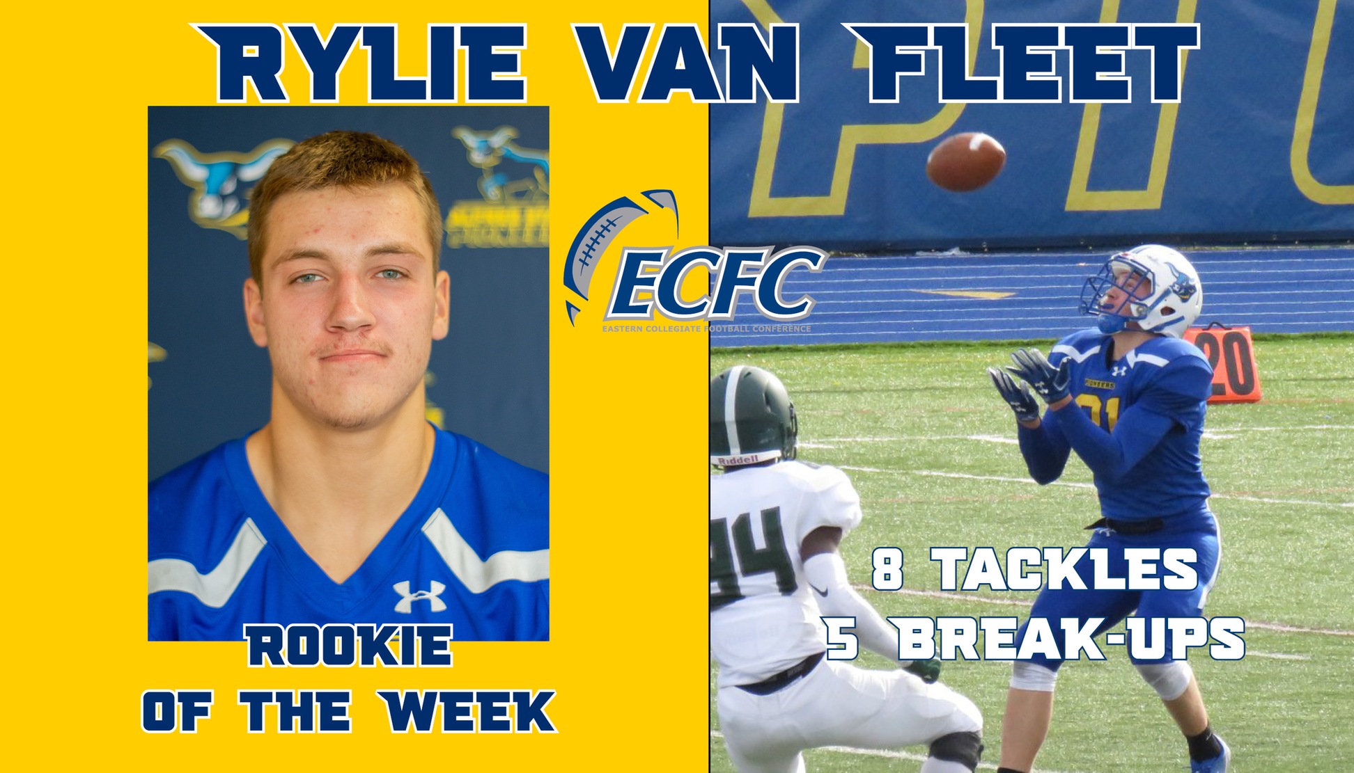Rylie Vann Fleet has been named ECFC Rookie of the Week