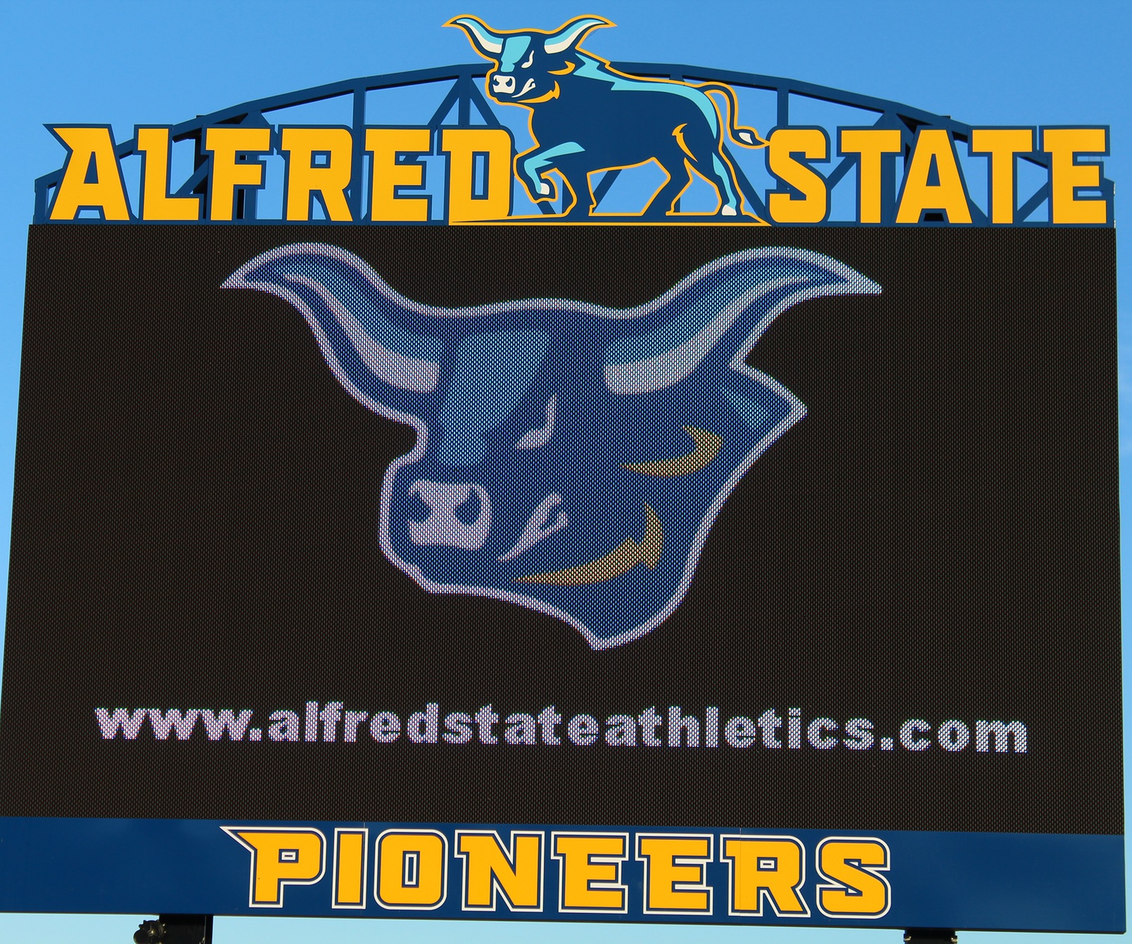 Alfred State's new Daktronics Video Board