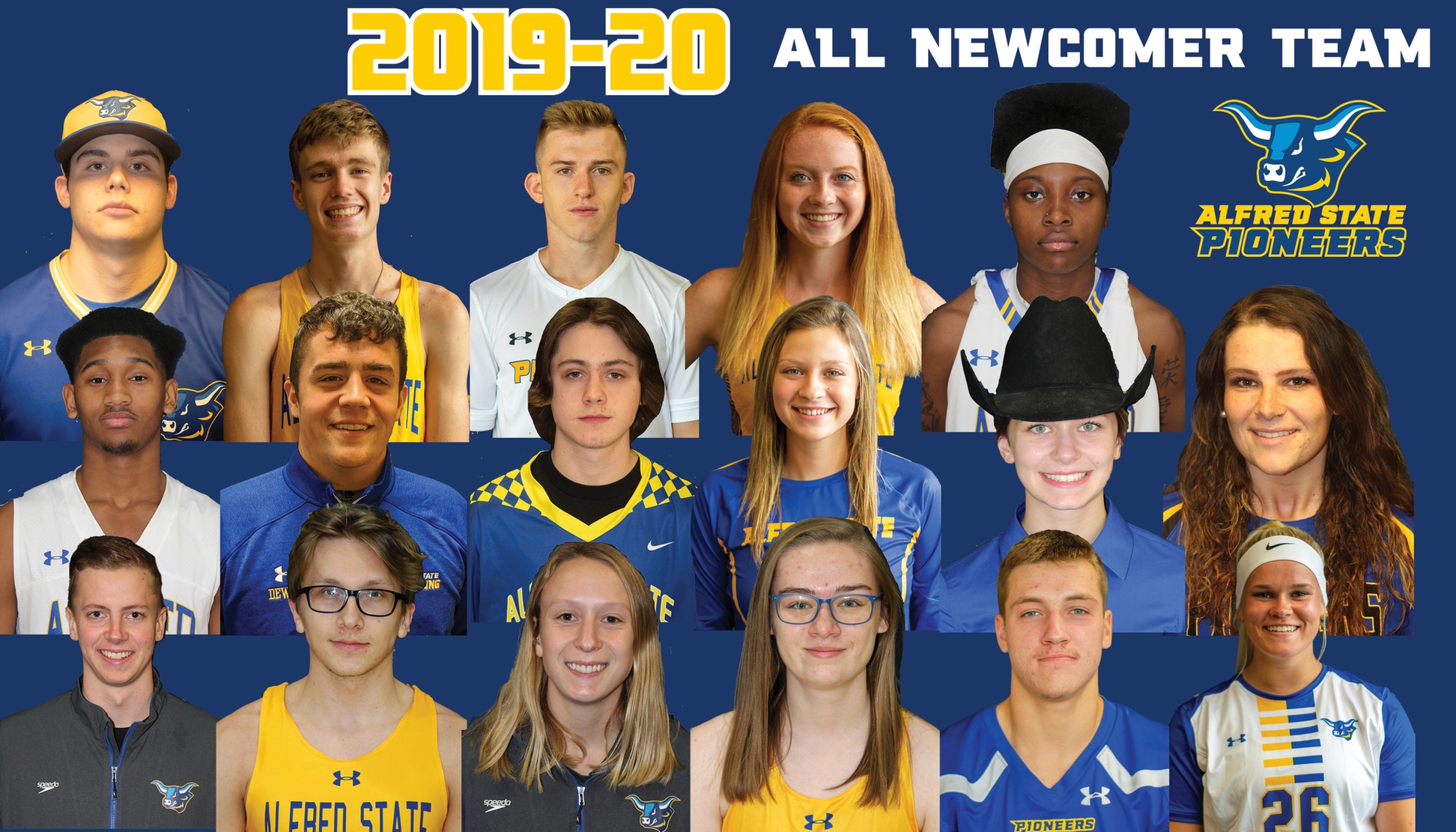 2019-20 Alfred State All Newcomer Team