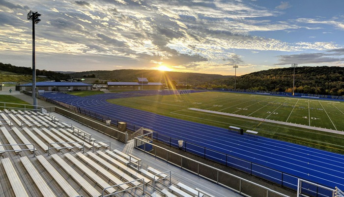 Picture of the stands at Pioneer Stadium