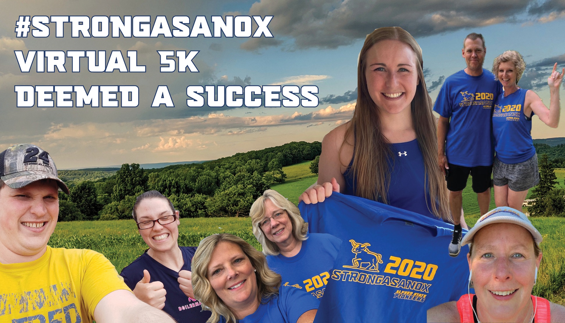 StrongASanOX Virtual 5K deemed a success - the picture displays some of the participants of the event