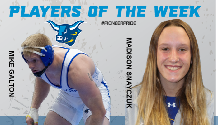 Mike Galton and Madison Snayczuk named Alfred State Athletes of the Week