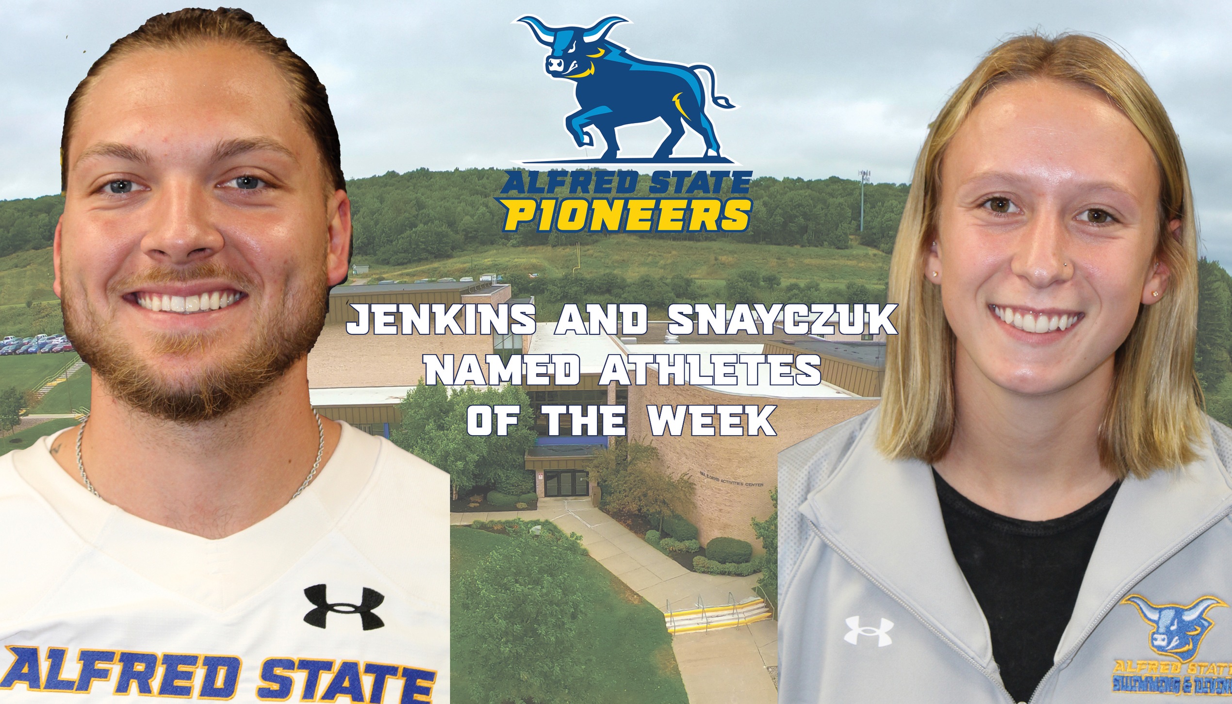 Jenkins and Snayczuk Named ASC Athletes of the Week