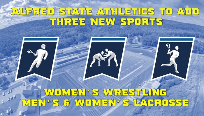 Alfred State College to Add Three New Sports; Women&rsquo;s Wrestling; Men&rsquo;s and Women&rsquo;s Lacrosse