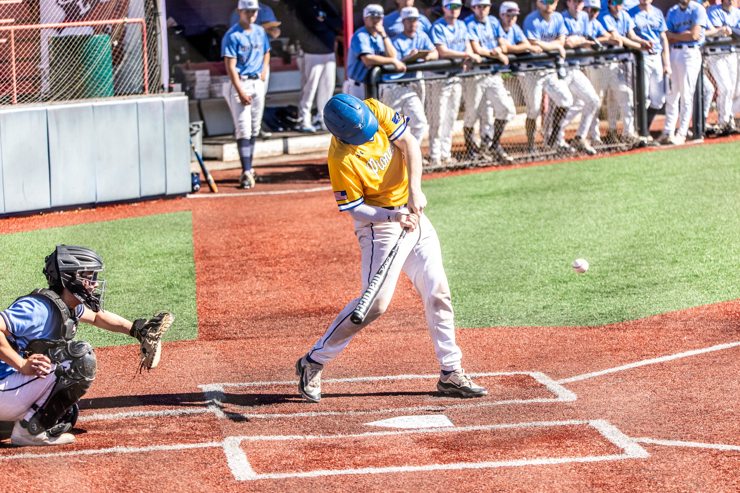 Pioneers Cage Lions, Sweep Doubleheader