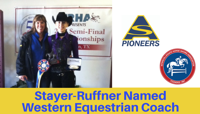 Stayer-Ruffner Named Western Equestrian Coach