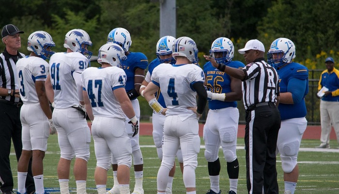 Coin Toss prior to Alfred State football game vs. Hartwick