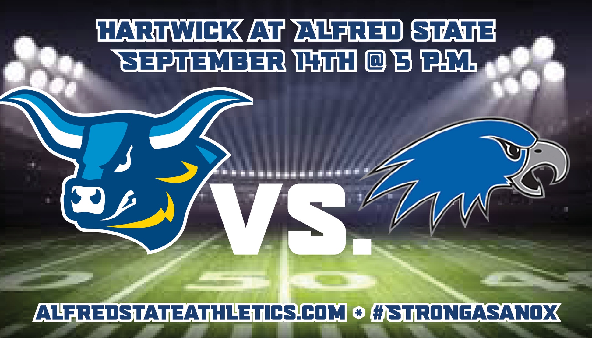 Alfred State takes on Hartwick on Sept. 14th in the home opener for the Pioneers