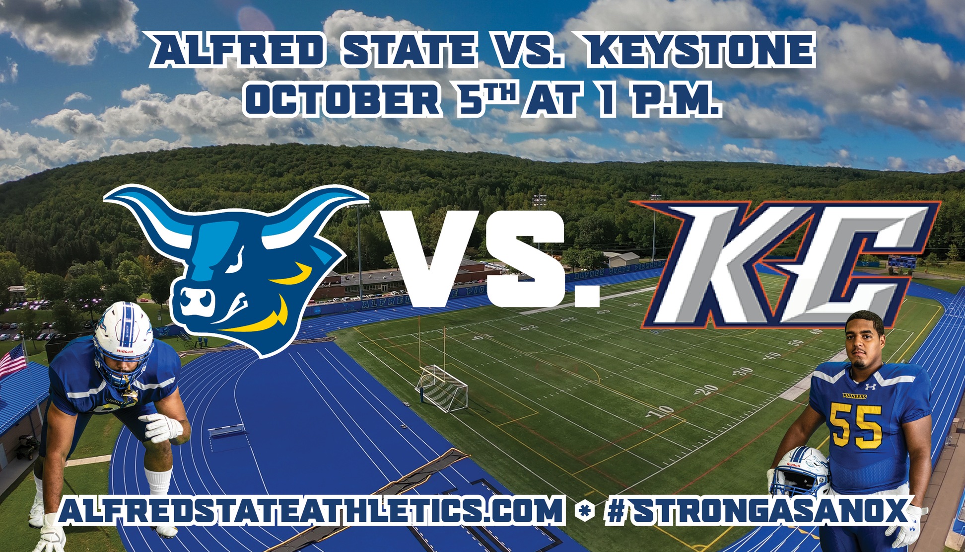 Alfred State takes on Keystone as they return home to Pioneer Stadium