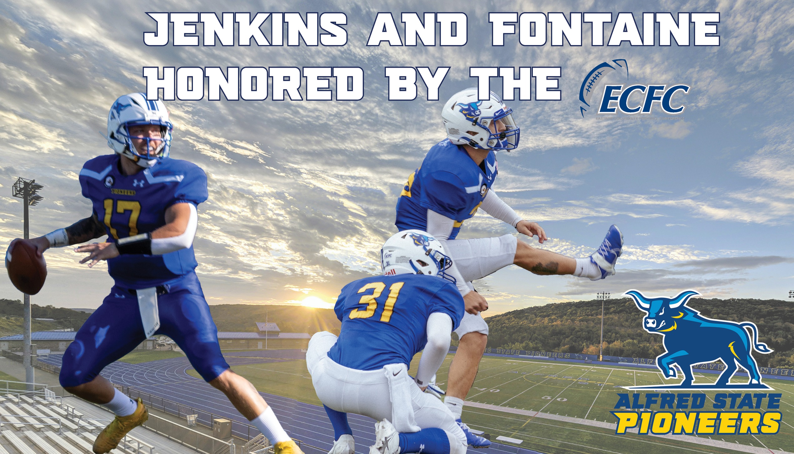 Jenkins and Fontaine Earn ECFC Honors