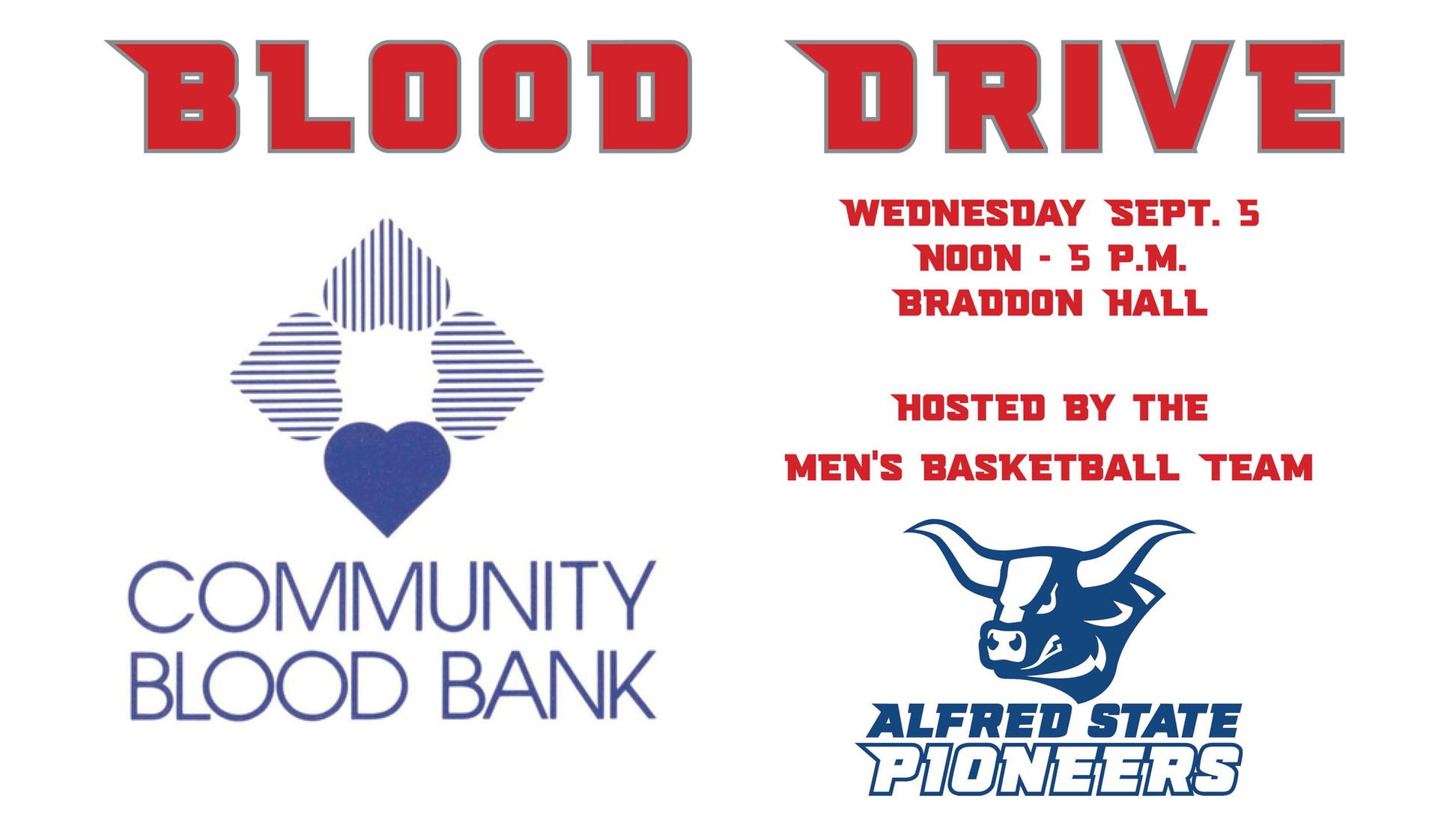 Men's Basketball to host blood drive