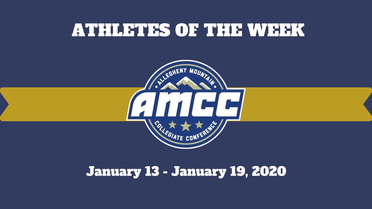 Miller and Walker Named AMCC Athletes of the Week